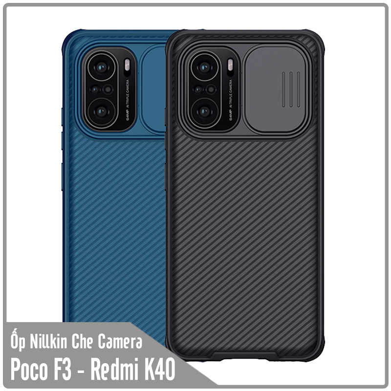 Ốp lưng cho Xiaomi Poco F3 - Redmi K40 Nillkin CamShield che camera - Hàng nhập khẩu