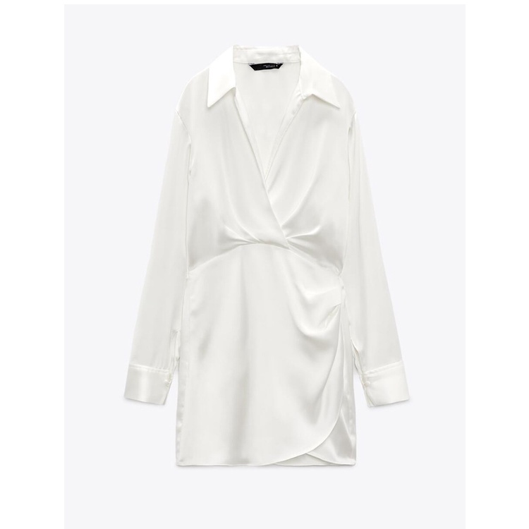 Váy ngắn satin thanh lịch mới mùa hè ZARA dành cho nữ 9492331 9492650