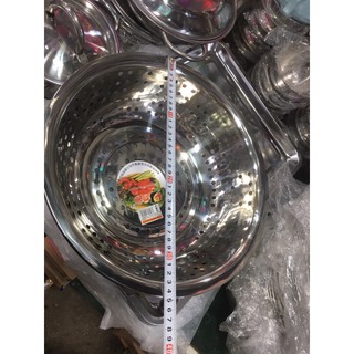 rổ inox lỗ to 36cm