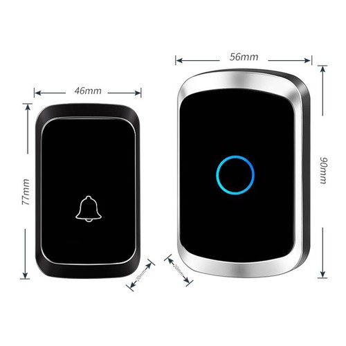 Chuông bấm cửa không dây chống nước điện tử thông minh