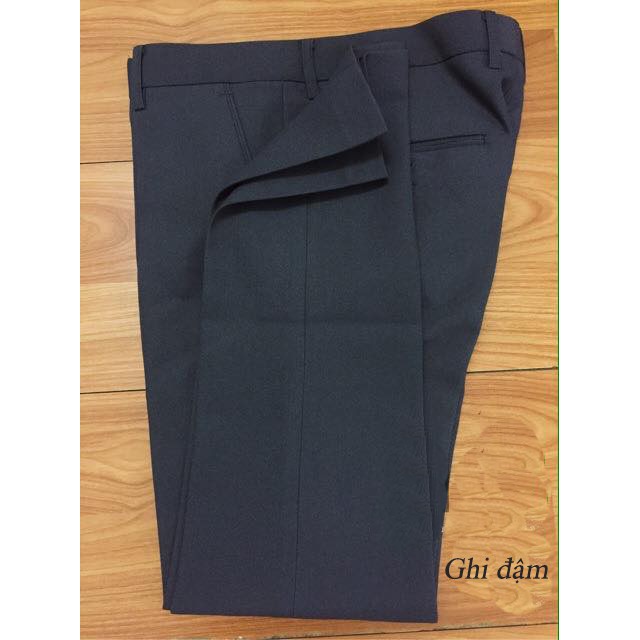 ( Chỉ 1 ngày ) Quần âu nam màu đen, xanh than, xám ghi | BigBuy360 - bigbuy360.vn