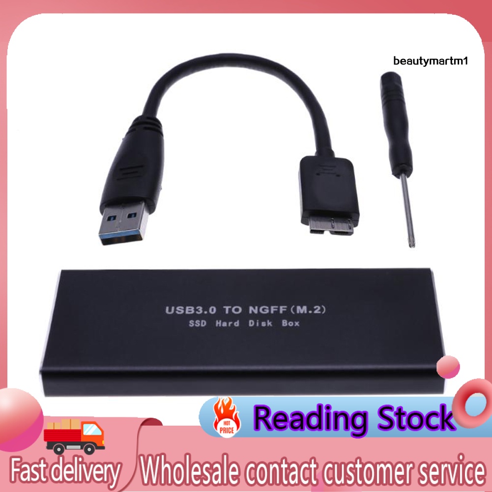 Hộp Đựng Ổ Cứng Ngoài Ssd Sata Hdd Chuyển Đổi Từ Ngff Sang Usb 3.0 Bằng Nhôm Kích Thước M.2