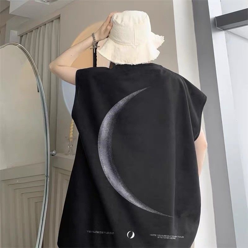 Áo Thun Bóng Rổ Không Tay Dáng Rộng Thời Trang Mùa Hè Mỹ Dành Cho Nam