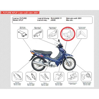 Bộ mặt nạ trước FUTURE 110 , Nạ FUTURE 110 HONDA