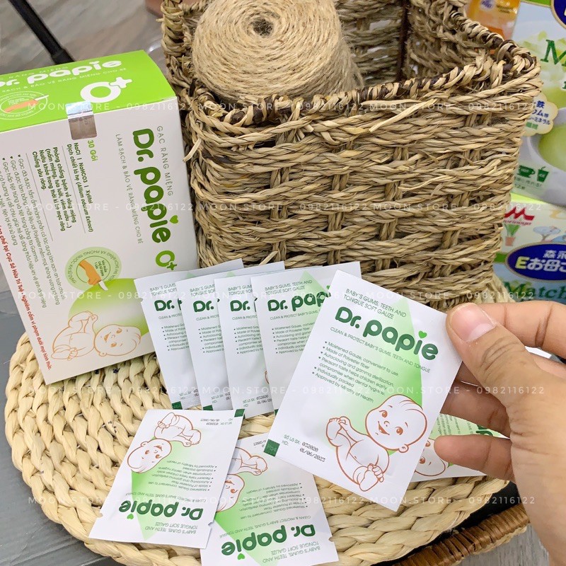 Rơ lưỡi cho bé Dr papie