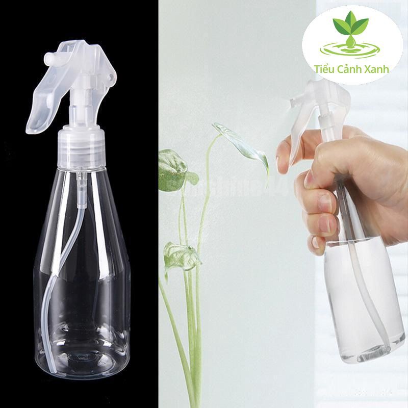 Bình xịt trong suốt tưới cây