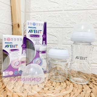 BÌNH SỮA THUỶ TINH PHILIPS AVENT 120ML - 240ML