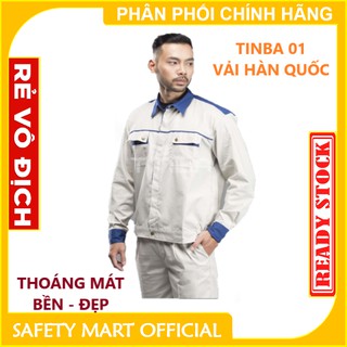 Quần Áo Bảo Hộ kỹ sư TINBA 01 - TB01 - Vải Hàn Quốc