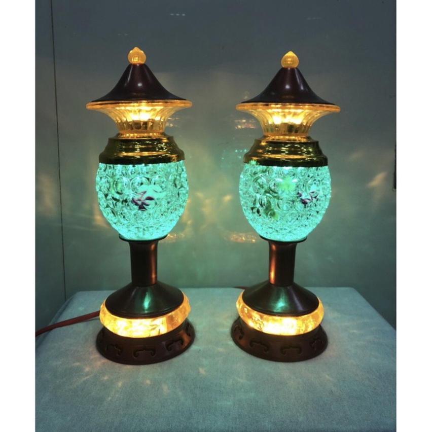 Bộ 2 Cái Đèn Led Đổi Màu Trang Trí Bàn Thờ 6121