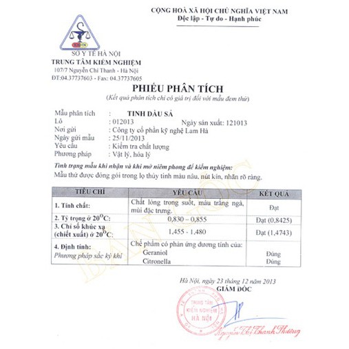 Tinh Dầu Xịt Phòng Sả Chanh Lam Hà - 100% Thiên Nhiên, Diệt Khuẩn, Đuổi Muỗi