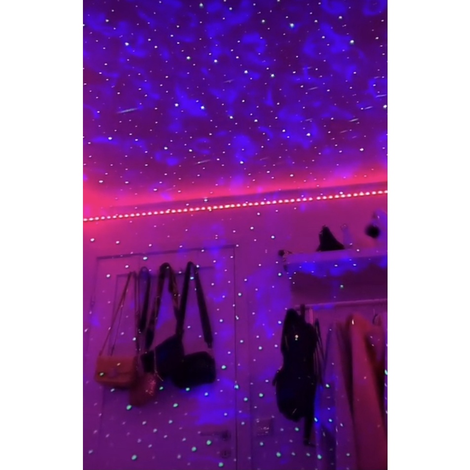 Đèn Led  Chiếu Sao Galaxy HOT TIKTOK , LED Starry Sky Night light kèm loa Bluetooth tặng điều khiển