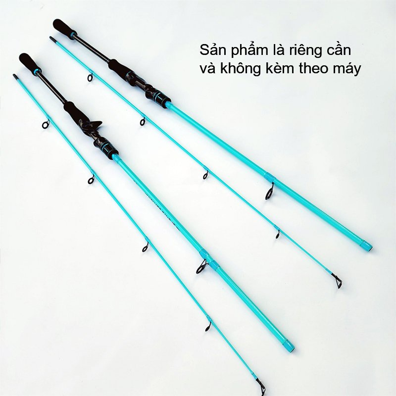 Cần câu lure máy ngang và máy đứng carbon Suoke Sports Edition.