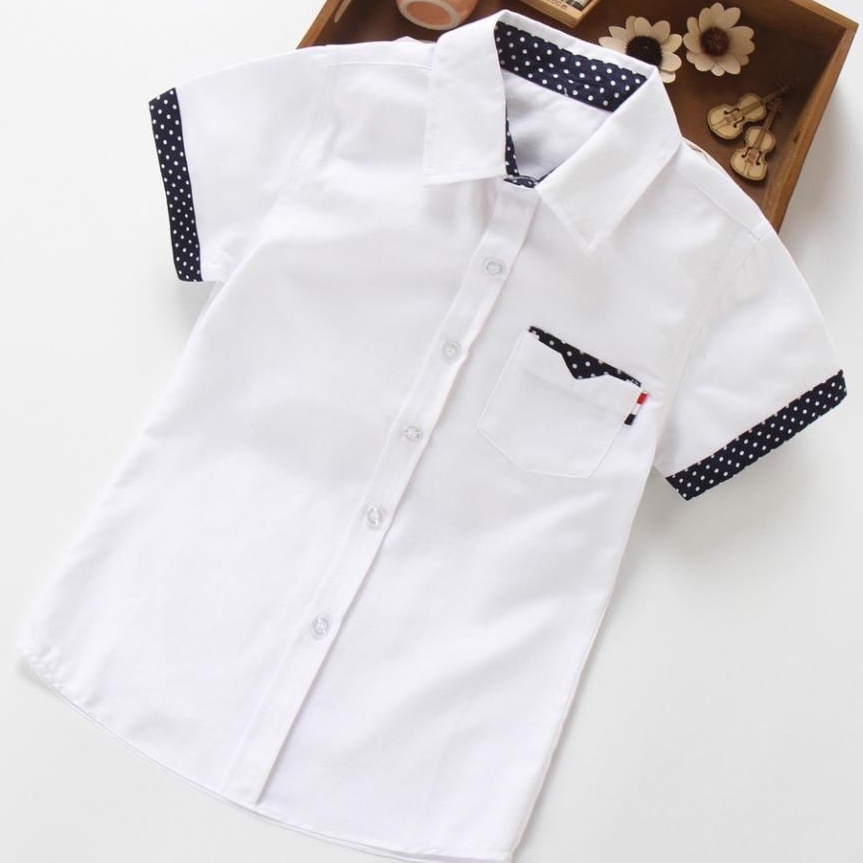 Sơ mi bé trai size đại (9 10 11  12 13 14 tuổi☑️ Quần áo bé trai 12 tuổi 30kg 35kg 40kg