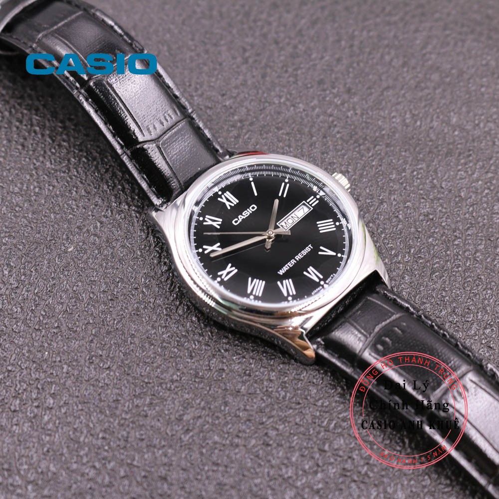 Đồng hồ nam Casio MTP-V006L-1BUDF dây da đen