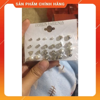 Set 12 đôi khuyên tai siêu hot