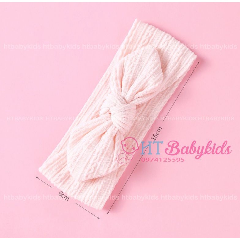 [FLASH SALE ] Băng Đô Len Mềm Tai Thỏ Xinh Xắn Cho Bé Gái