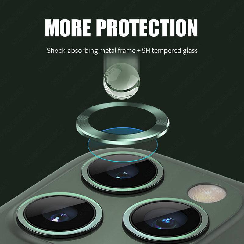 Vòng kim loại bảo vệ camera sau thích hợp cho iPhone 11 Pro Max iPhone11