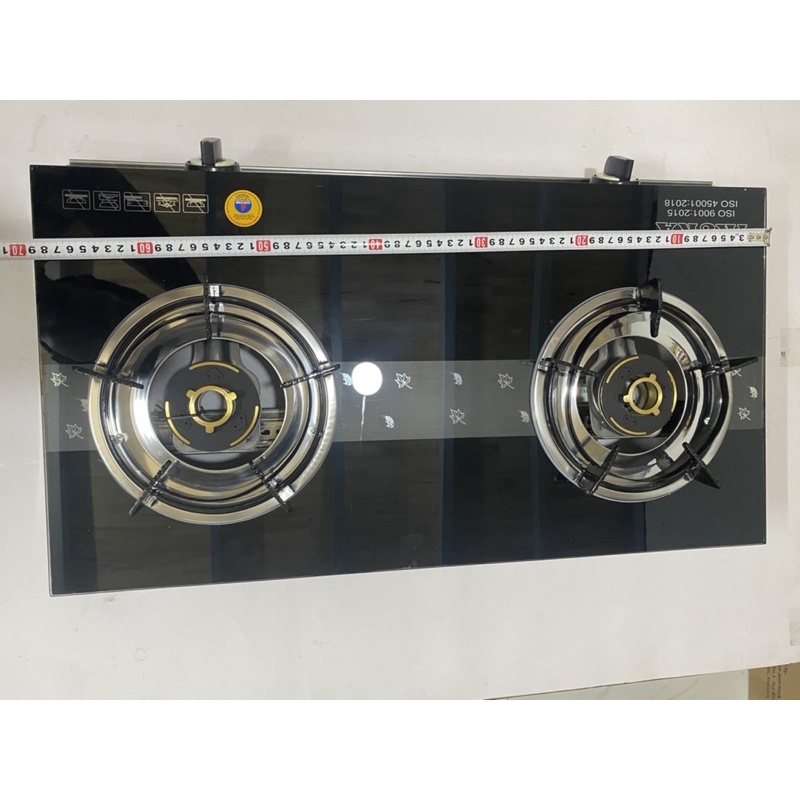 Bếp ga đôi IKURA-8100IC-Bếp gas dương kính - Tiết Kiệm Ga -Ngọn Lửa Xanh