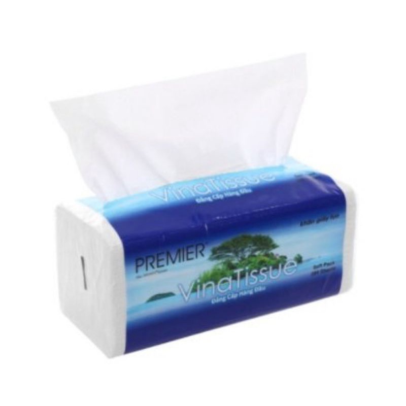 [Combo 10 gói giấy] khăn giấy lụa giấy ăn rút Premier Vina Tissue 280 tờ chính hãng, Như Ý bách hoá