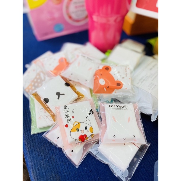 combo 2 túi bông tẩy trang 50 miếng túi mini siêu tiện lợi | BigBuy360 - bigbuy360.vn