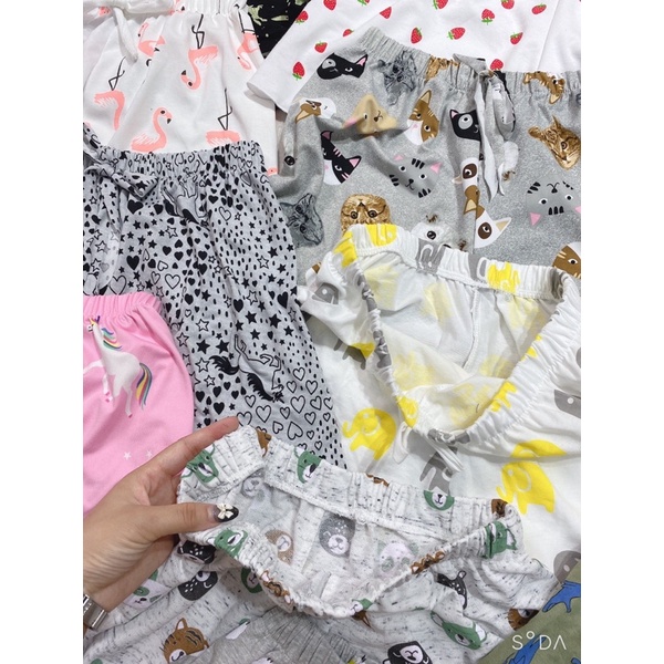 [Mã 44FASHIONSALE476 giảm 10K đơn 50K] Quần đùi nữ mặc ở nhà chất cotton co dãn thoải mái , quần ngủ | BigBuy360 - bigbuy360.vn