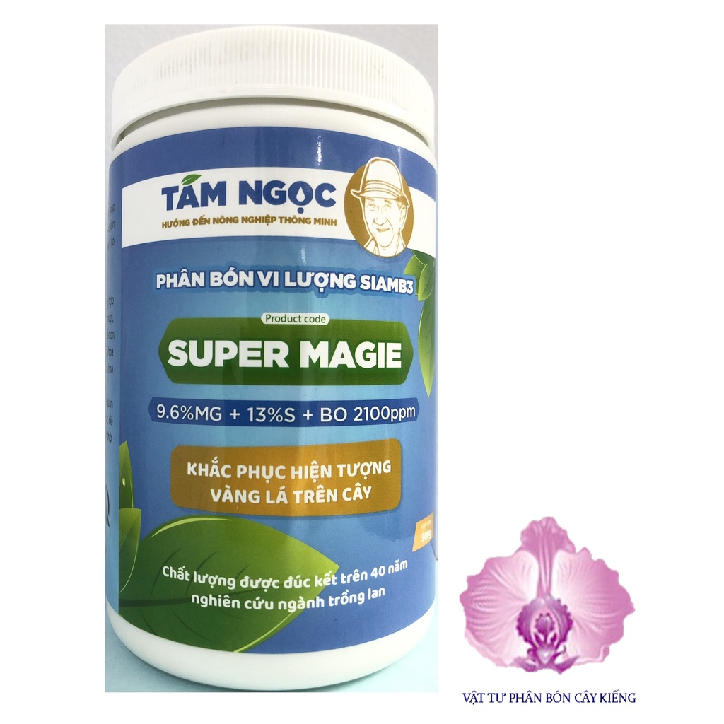 Phân Bón Vi Lượng Super Magie Tám Ngọc - #488A# 500g