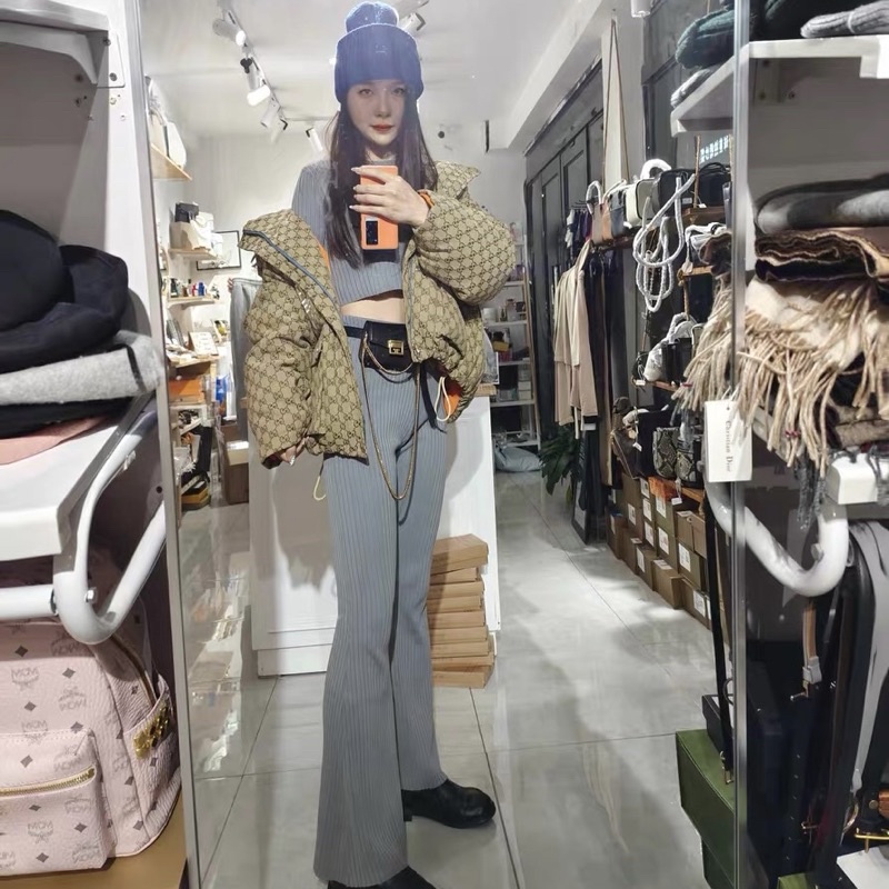 SET CARDIGAN DÀI QUẦN ỐNG LOE LEN TĂM MÀU XÁM PHONG CÁCH HÀN QUỐC