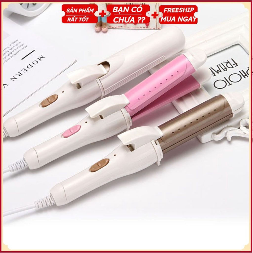 PVN31089 Máy uốn và ép tóc , 2in1 ,3 màu siêu dễ thương T2