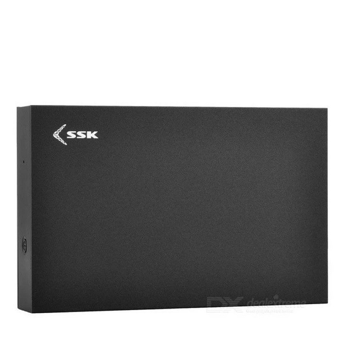 Hộp đựng ổ cứng gắn ngoài HDD Box 3.0 SSK HE-G3000 3.5&quot; Sata - Hộp đựng ổ cứng- Hộp bảo vệ ổ cứng