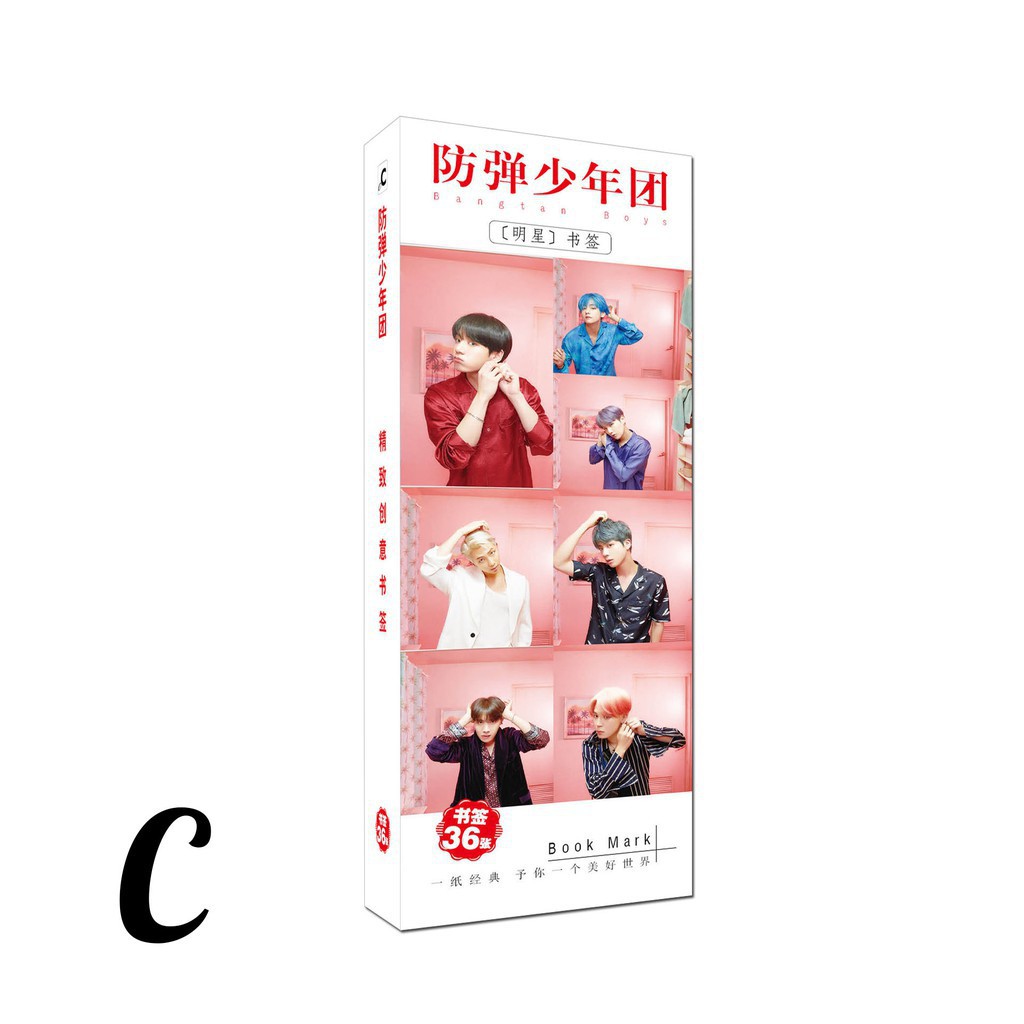 Bookmark BTS đánh dấu sách BTS