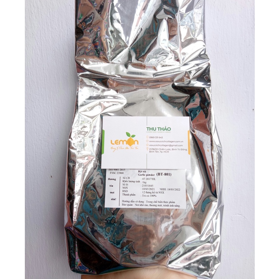 [100g-500g] Bột tỏi nguyên chất 100% tỏi sấy khô xay mịn, hương thơm tự nhiên - SỈ GIÁ TỐT