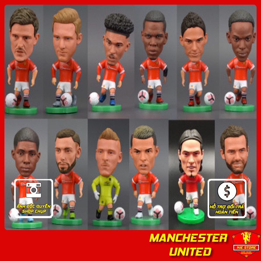 Bộ Tượng cầu thủ bóng đá CLB Manchester United mùa 2021-2022 cử động các khớp