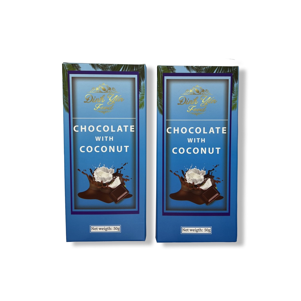 Socola Mix dừa DinhYen 50g đồ ăn vặt siêu ngon giá rẻ