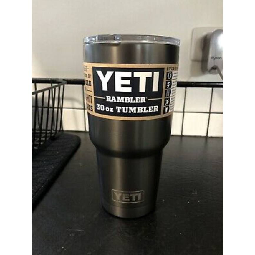 Ly giữ nhiệt YETI 30oz Graphite + Nắp Magslider (900 ml) - Stainless Steel/ Thép không gỉ cao cấp - BILL MĨ