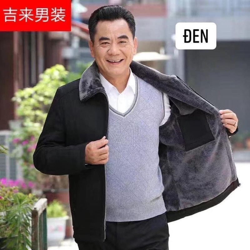 Áo khoác trần bông cho bố, cho ông