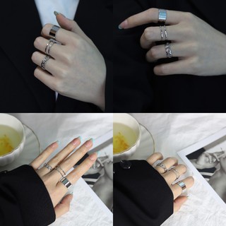 Bộ 3 Nhẫn Thời Trang Hàn Quốc Đơn Giản Có Thể Điều Chỉnh Kích Cỡ