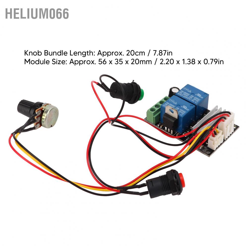 Helium066 Helium066 Bộ điều khiển động cơ Trọng lượng nhẹ Kích thước nhỏ gọn cho truyền tuyến tính Điều tốc độ DC 7‑25V