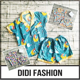 [XẢ HÀNG] Đồ bộ ngủ pijama chất liệu Kate loại 1 cộc tay mặc nhà freesize cực mát, vải mềm