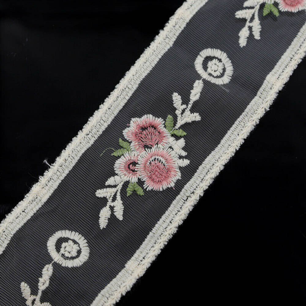 Ruy Băng Thêu Ren Trang Trí Dài 1 Yard