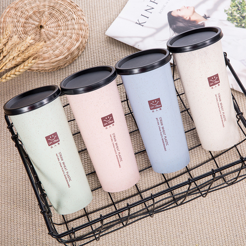 Cốc nhựa 450ml kèm ống hút tiện dụng chất lượng cao