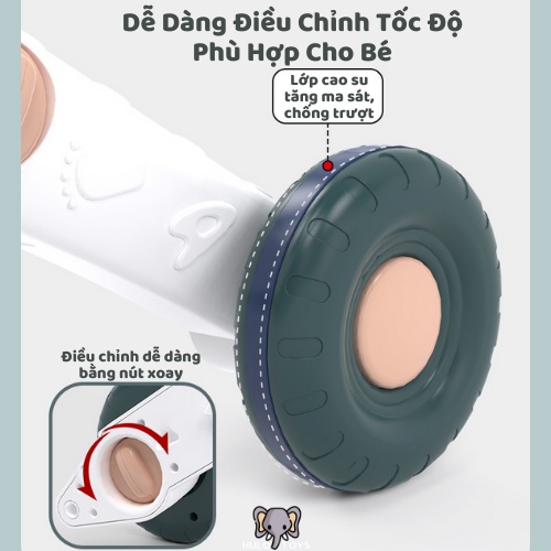 Xe Tập Đi Hulo Toys Cho Bé 6 Trong 1 Khóa Bánh An Toàn, Đồ Chơi Tập Đi, Nhiều Màu Sắc, Giải Trí, Cho Bé
