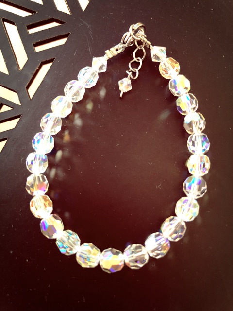 Vòng Tay Pha Lê Áo Swarovski tròn 6 ly