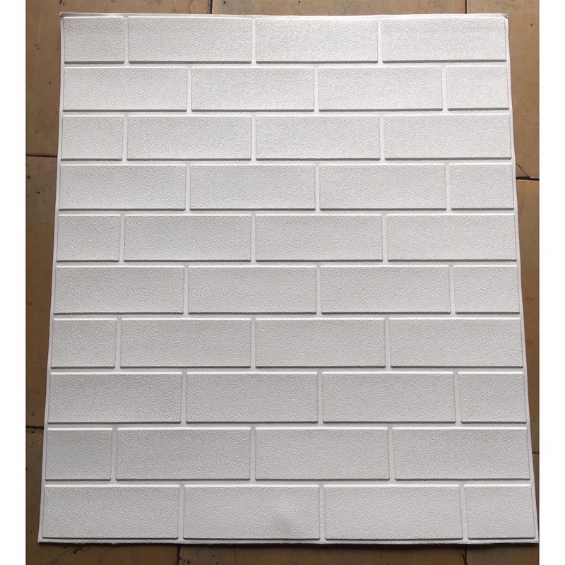 Xốp dán tường gạch thẻ trơn bóng không Vân khổ 70-77cm
