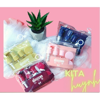 Set Chiết Mỹ Phẩm Du Lich Nhỏ Gọn Tiện Lợi Sang Trọng 7 Món