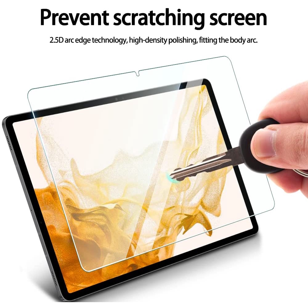 2 Kính Cường Lực HD Cho Máy Tính Bảng Samsung Galaxy Tab S8 S7 S6 S5E lite A8 A7 lite 8.7 A 8.0 X700 T220 X200 T500 T510