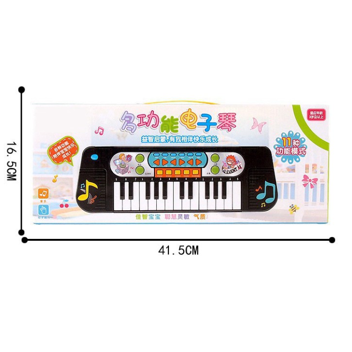 Đồ chơi trẻ em đàn piano 25 phím nhiều chế độ nhạc giúp phát triển khả năng âm nhạc cho bé từ 1 đến 3 tuổi