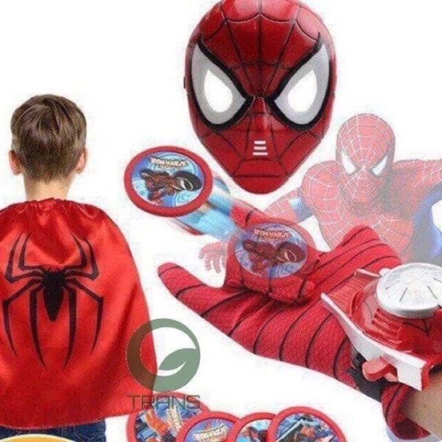 [Siêu nhân Spider Man] Đồ chơi hoá trang siêu nhân anh hùng