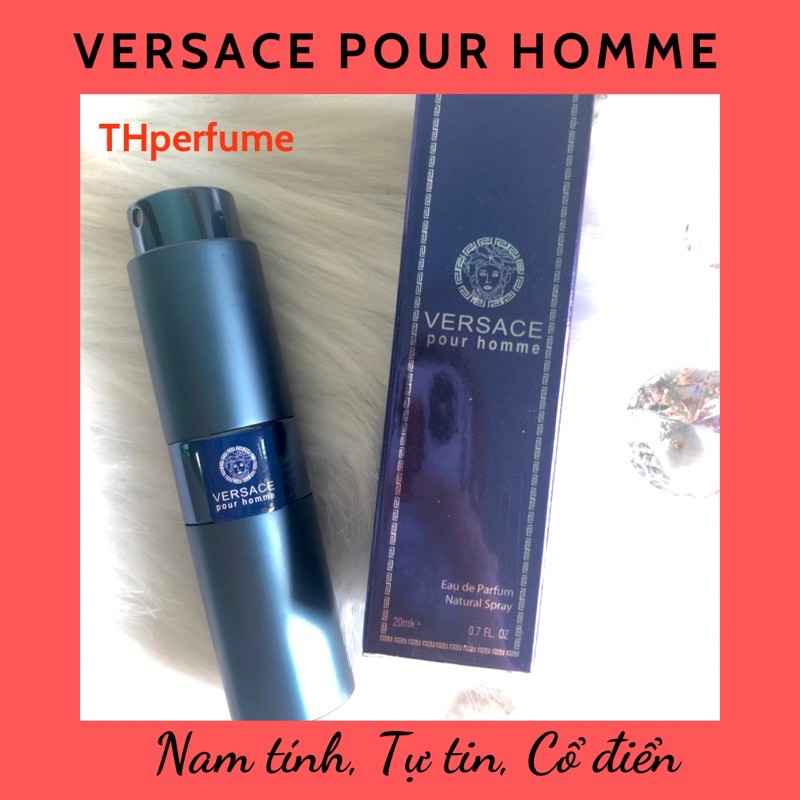 [ Son Vip] Nước Hoa Mini Nam 20ml VERSACE POUR HOMME