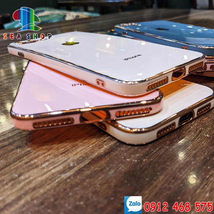 [ĐỦ CÁC ĐỜI IPHONE] Ốp lưng iPhone 6s,7,8,XS Max, XR,11 Pro Max, 12 Mini  -Nhựa dẻo -- VIỀN BÓNG - Thiết kế hiện đại