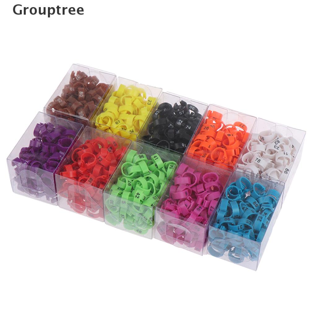 Set 100 Vòng Đánh Dấu Chân Gà Chim Bồ Câu Tiện Dụng
